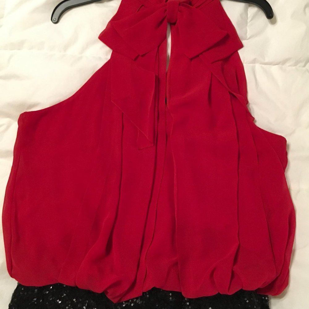 Red and Black Dress - Picture 3 of 3
